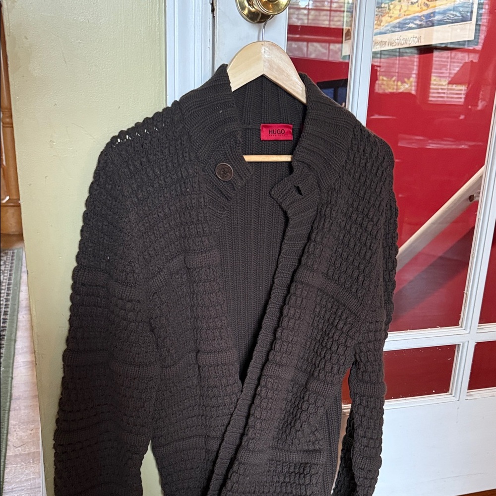 HUGO Chocolate Knit Sweater